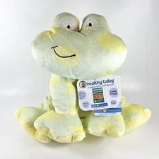 Kids Preferred Green Yellow Polka Dot Frog Plush Stuffed Animal NWT