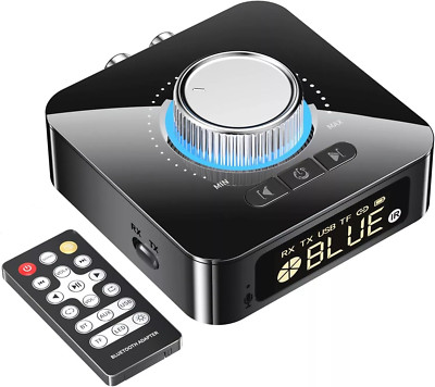 Podazz Bluetooth 5.0 Empfänger und Sender, Cinch/AUX, Wireless Audio Adapter