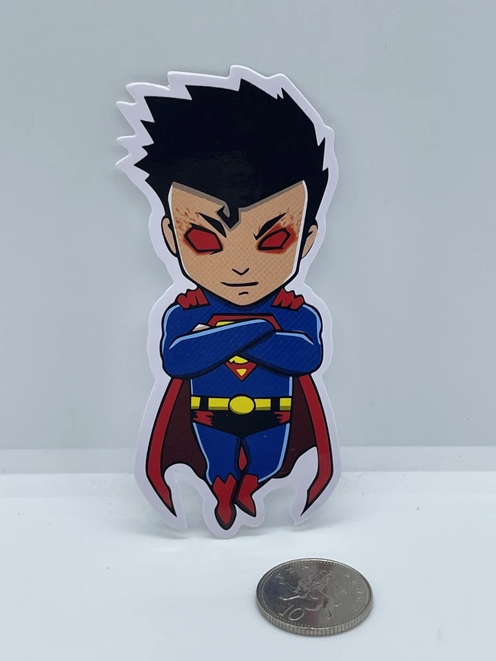 DC Comics Gift 4 Stickers Set Joker Batman Superman Harley Quinn Laptop Decal - Image 4 of 4