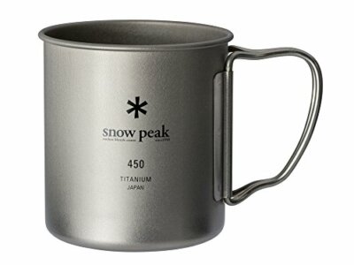  peak カップ New Snow Peak titanium mug Single mug 450 MG-143 Import Japan