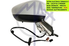 SPECCHIO SPECCHIETTO RETROVISORE ELETTRICO DESTRO PER CITROEN DS3 2010 IN POI