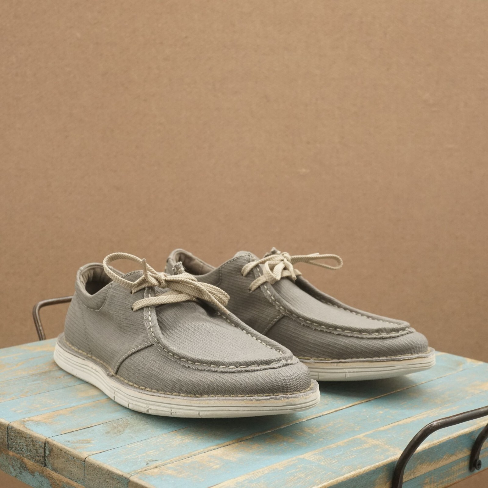 Clarks Collection Mens Run Canvas Slip On Shoes… Gem