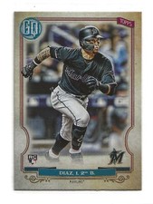ISAN DIAZ 2020 Topps Gypsy Queen Base Card Miami Marlins (#293) Rookie