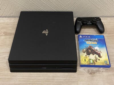 Sony PlayStation 4 Pro 1TB Spielekonsole - Jet Black + Spiel