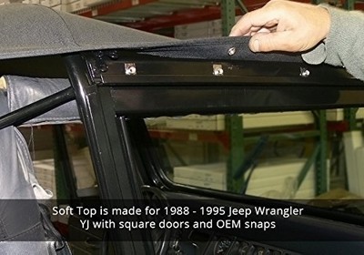 Soft Top-Factory Replacement Rampage 99615 fits 1987 Jeep Wrangler
