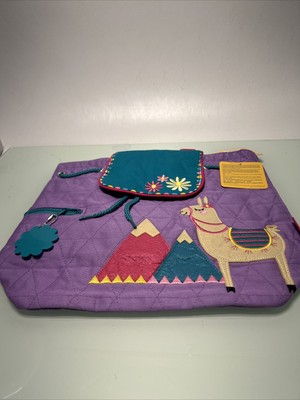 NWT Stephen Joseph Quilted Llama Backpack Cute Toddler Preschool