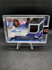 2024-25 Topps Bowman U Now ASHTON JEANTY Boise State Broncos AUTO BALL RELIC /49