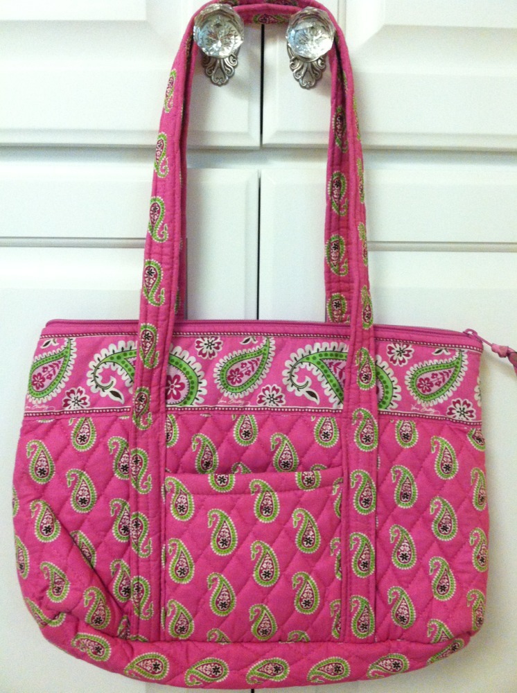 ベッツィ✖︎ドットミニヨンのカバン♡ピンクガーベラ Vera Bradley Retired Bermuda Pink Betsy Bag Excellent Condition No