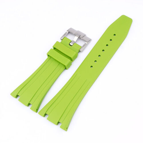 26MM SILICONE RUBBER DIVER WATCH BAND STRAP FITS For Abbey Royal Oak - Picture 28 of 31