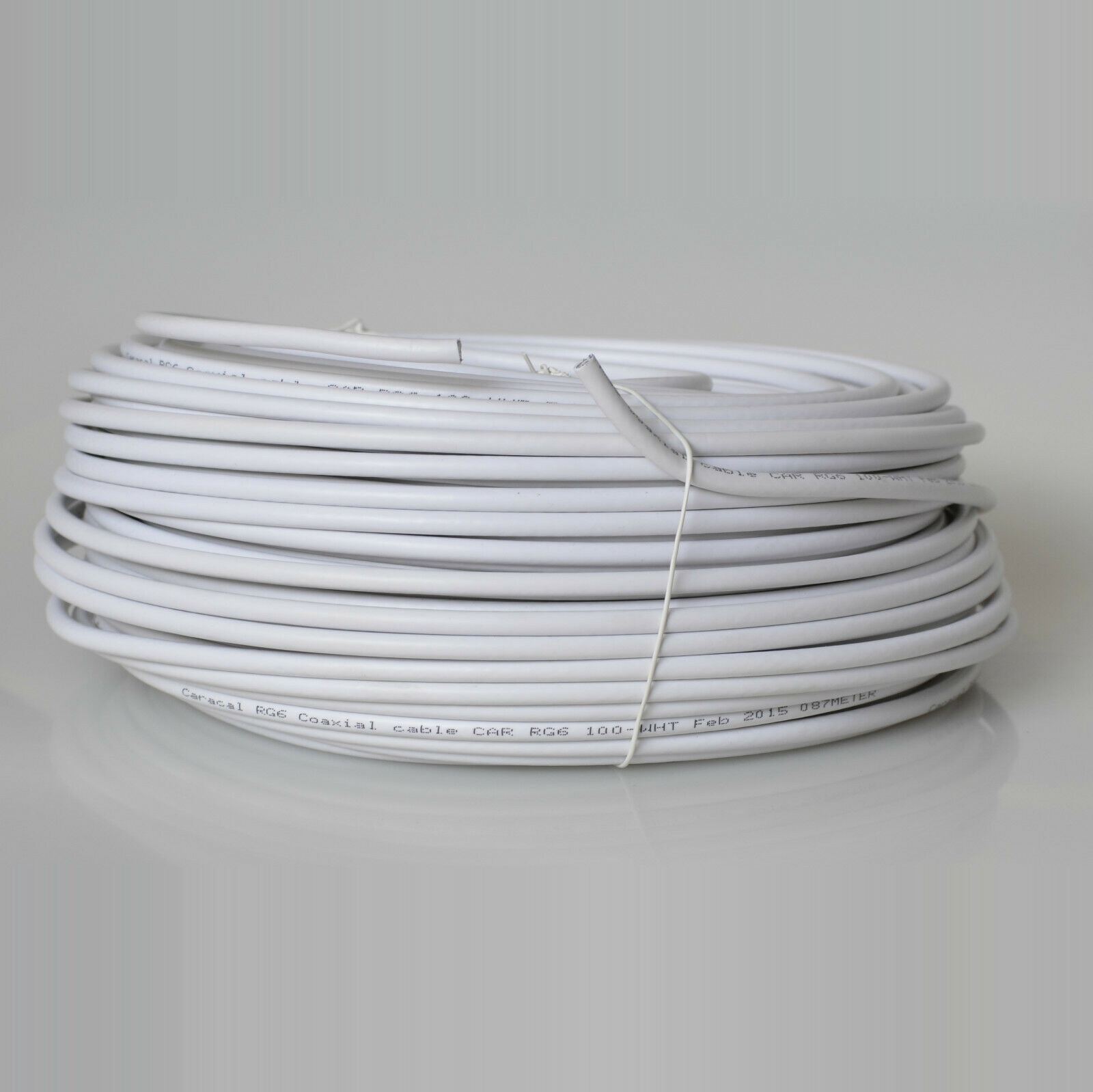 5m White RG6 Satellite Freesat Digital TV Aerial Coax Cable Coaxial Lead Wire