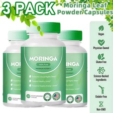 3 PACK Rosabella Moringa Powder Capsules - 60...