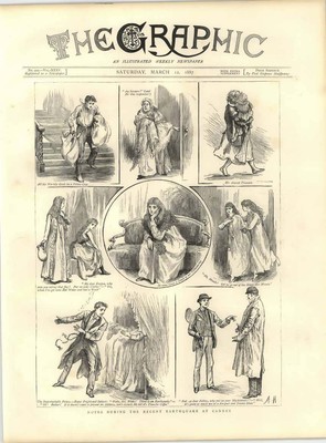 1887 Sketched Notes During Recent Earthquake At Cannes