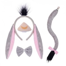 Halloween Donkey Costume Donkey Ears Headband and Tail Set