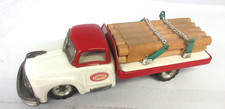 VINTAGE TIN TOY LUMBER HAUL TRUCK FRICTION  JAPAN 486