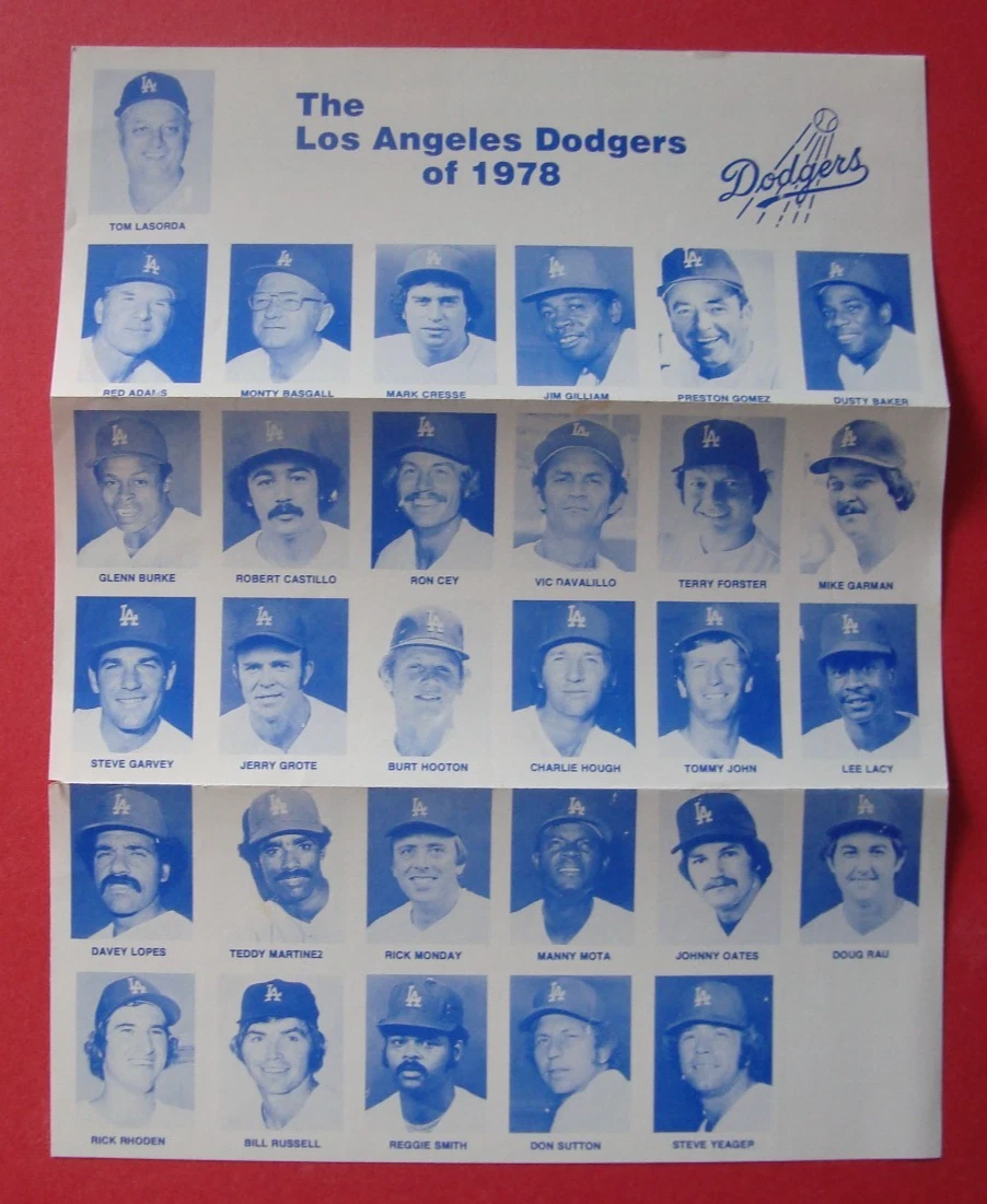 Los Angeles Dodgers 1978 Vintage MLB Programs for sale | eBay