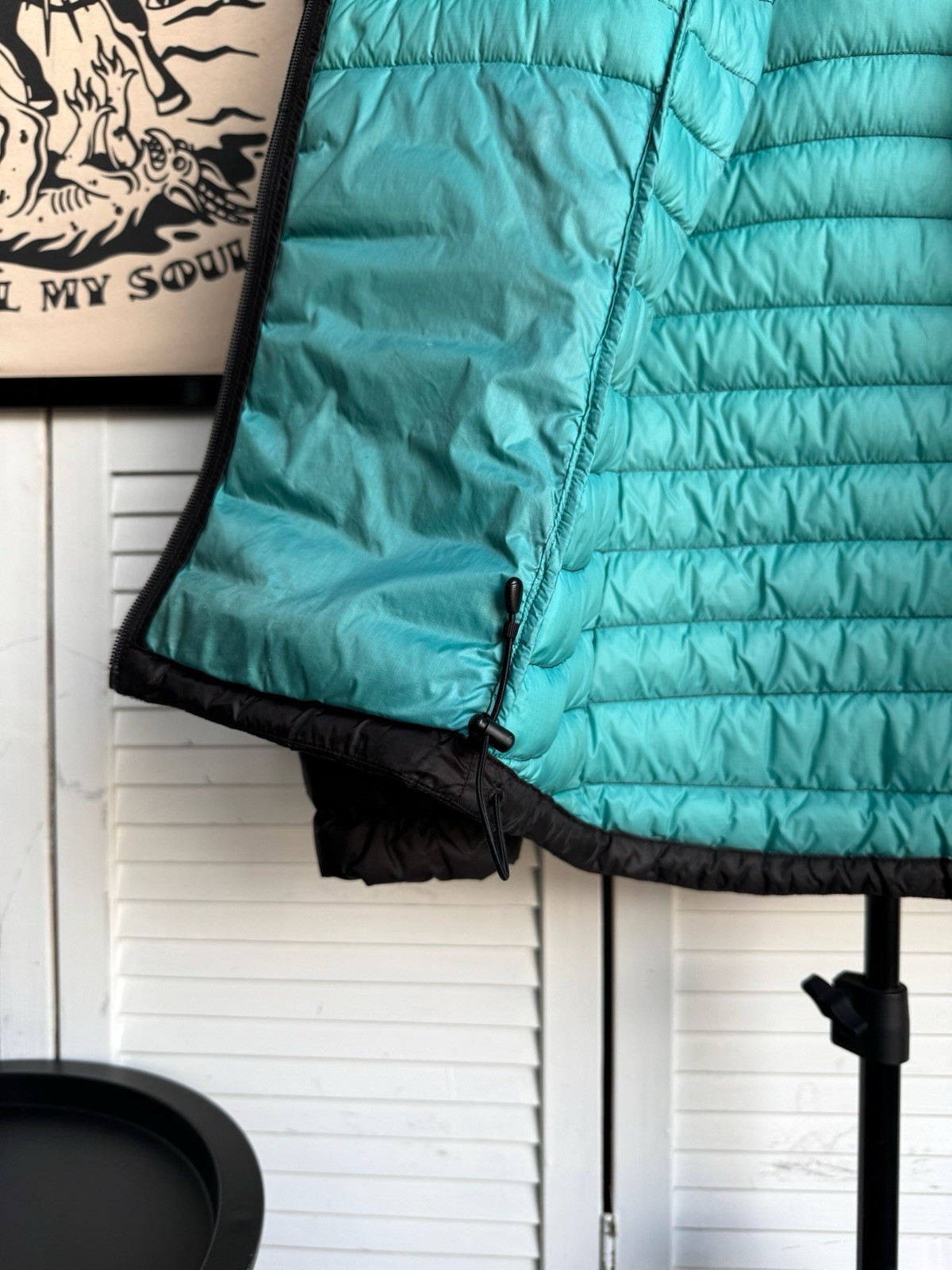 RAB Down Microlight Alpine Hooded Jacket Black Wo… - image 15