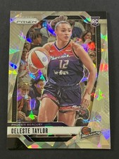 2024 Panini Prizm WNBA #48 Celeste Taylor Ice Prizms Rookie Phoenix Mercury