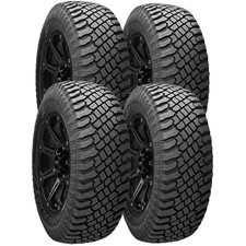 Qty 4 35x12.50r17lt Atturo Trail Blade Xt 121q Lre Black Wall Tires