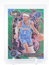 SHAI GILGEOUS-ALEXANDER 2024-25 SELECT COURTSIDE GREEN WAVE PRIZM /50 #262 Q6573