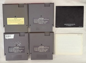 Nintendo NES Games Lot - North and South, M.U.L.E, Conflict, Shingen - Working