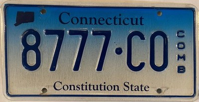 TRIPLE DIGIT 7 777 license plate repeating 8777 CO Comb CT | eBay