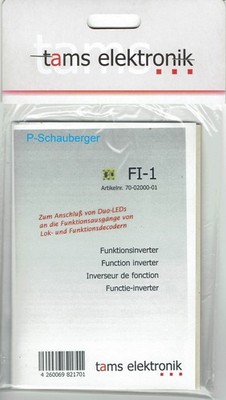 Tams FI-1 70-02000-01 Funktionsinverter zum Anschluss Duo-LED an Decoder in OVP