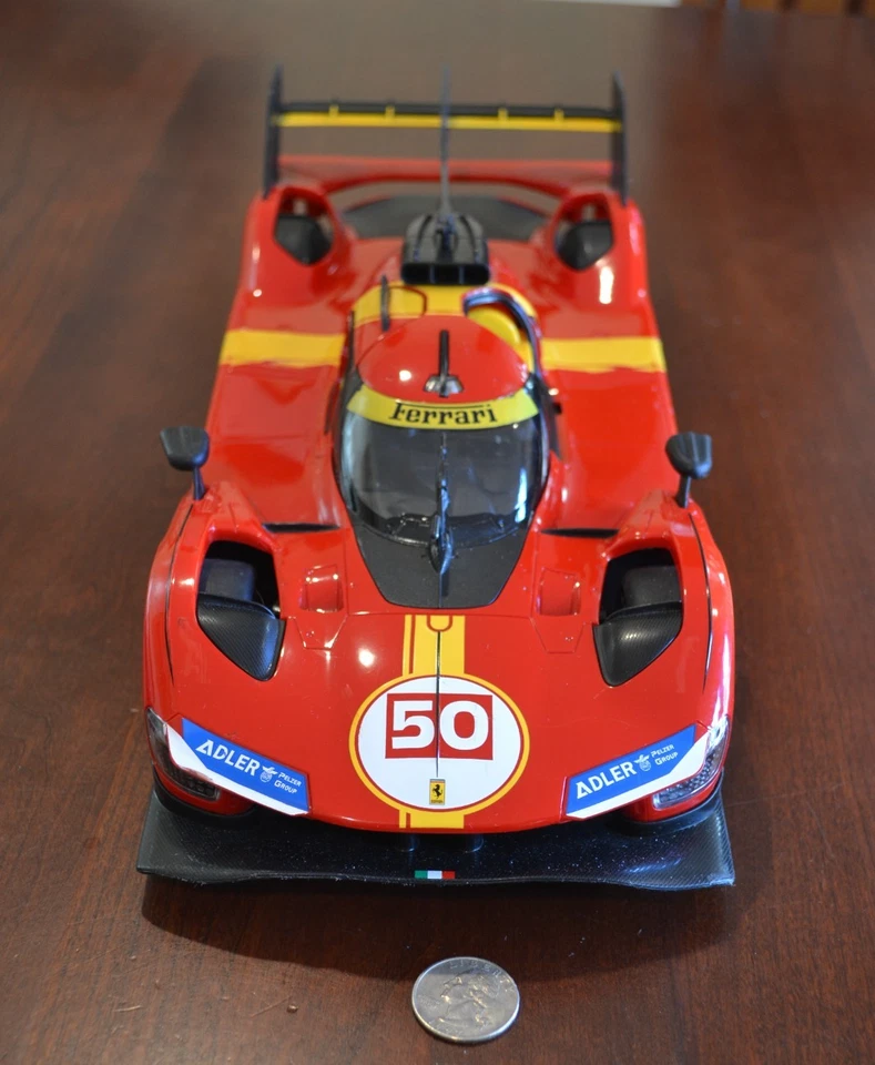 RASTAR 1/14 FERRARI 499P #50 LE MANS OFFICIALLY LICENSED RC CAR READ DESCRIPTION - Image 2 of 4