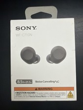 Sony WF-C710N Wireless Bluetooth Noise Canceling Earbuds Black New in Box