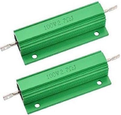 2.7 Ohm 100W Aluminum Chassis Mounted Wirewound Resistor, 2 Size: 100W 2.7 Ohm