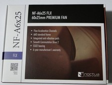 Noctua NF-A6x25 FLX Fan - 60mm 3-Pin 12V 2.36"L x 0.98"W x 2.36"H NEW IN BOX