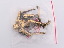 Solid Brass Downhill Skier 70s/80s Vintage Belt Buckle by BBB Baron