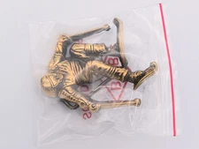 Solid Brass Downhill Skier 70s/80s Vintage Belt Buckle by BBB Baron