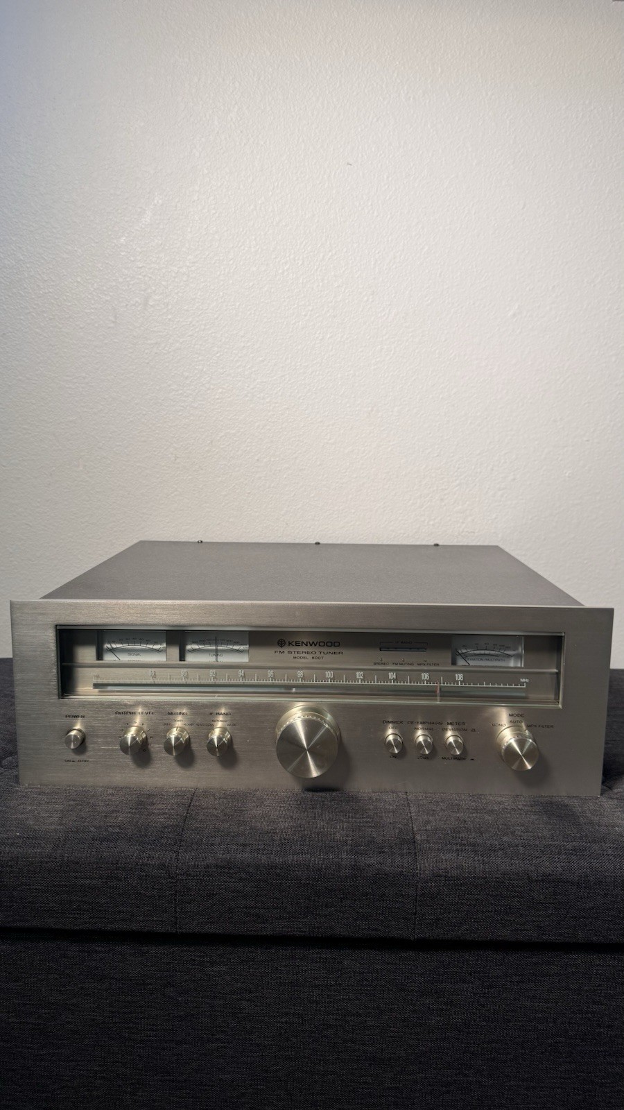 Kenwood 600T FM Stereo Tuner Vintage High-End Japan Clean Tested Works
