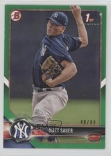 2018 Bowman Prospects Green 48/99 Matt Sauer #BP102 0q3