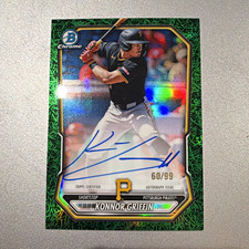 Konnor Griffin Bowman Chrome 2026 Green /99 Auto
