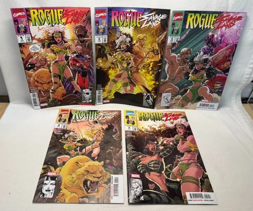 Marvel Rogue Savage Land #1-5 by (CA) Kaare Andrews **FREE SHIPPING**