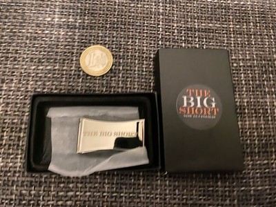 THE BIG SHORT Official Movie  FIlm Geldklammer Money Clip NEW NEU OVP