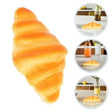 2 Pcs Faux Bread Simulation Model Artificial Food Decoration Fake