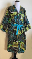 Vintage 1960s Terry Lined Pool Robe