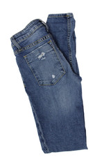 Alice  Olivia Womens Distressed Jeans Blue Size 24