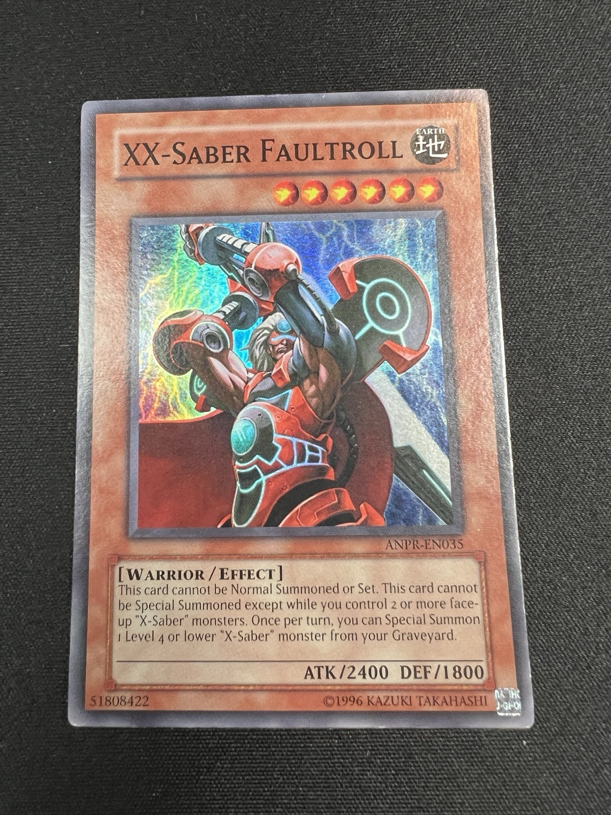 XX-Saber Faultroll ANPR-EN035 YuGiOh Ancient Prophecy trading card — raw and PSA graded price guide