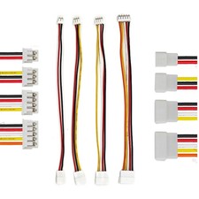 20 PCS JST ZH 1.5mm 2 3 4 5 Pin Connector, Male and Female Double Connector E...