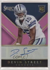 2014 Panini Select Rookie Fuchsia Prizm 122/199 Devin Street #RA-DS Auto wd9