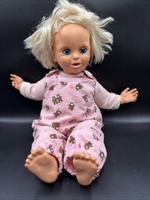 Vintage 1985 Baby Talk By Lewis Galoob 18" Animated Doll Orig Outfit READ