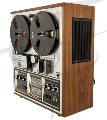 GREAT AKAI 1730-SS QUAD OPEN REEL TO REEL 4 TRACK TAPE RECORDER SERVICED TESTED