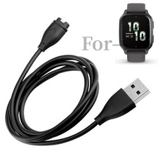 Charging Cable for Garmin Vivomove Venu Sq 2 2S Fitness Smart Watch USB