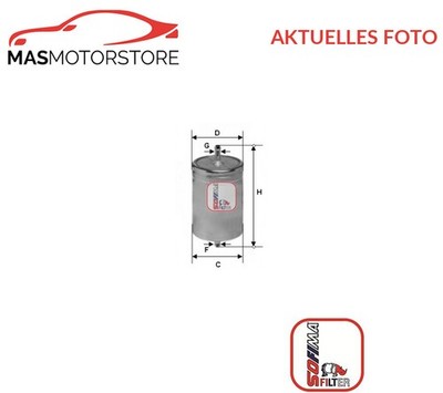 KRAFTSTOFFFILTER SOFIMA S 1611 B I FÜR OPEL ASTRA F,KADETT E,OMEGA A,VECTRA A