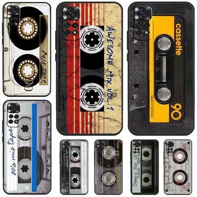 Retro Vintage Cassette Tape Handy Hülle für Xiaomi Redmi Note 13 12 11 10