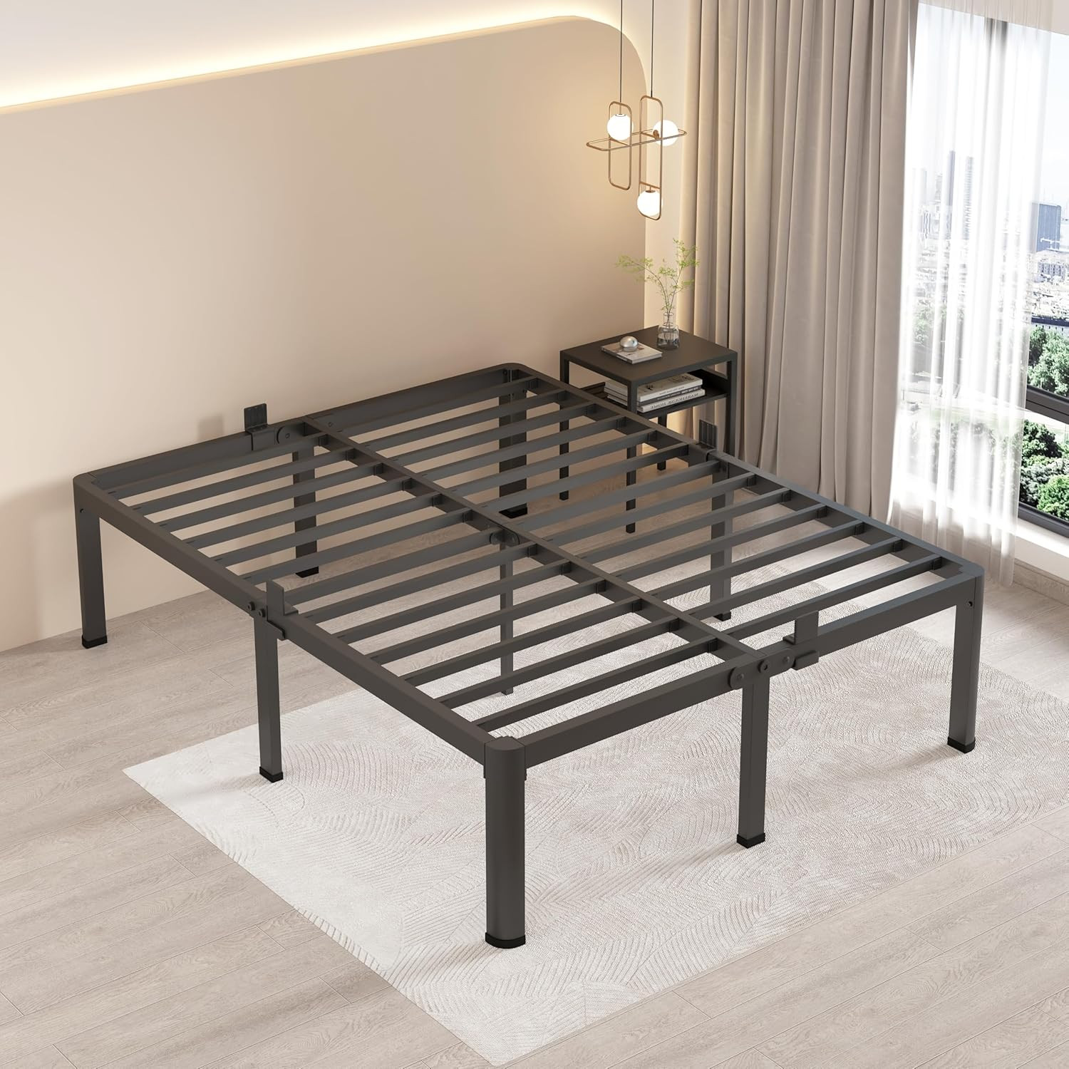 With Storage, No Box Spring, 3000 Lbs Support