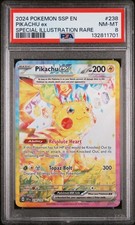 2024 Pokemon Surging Sparks 238/191 Pikachu Ex Special Illustration Rare PSA 8